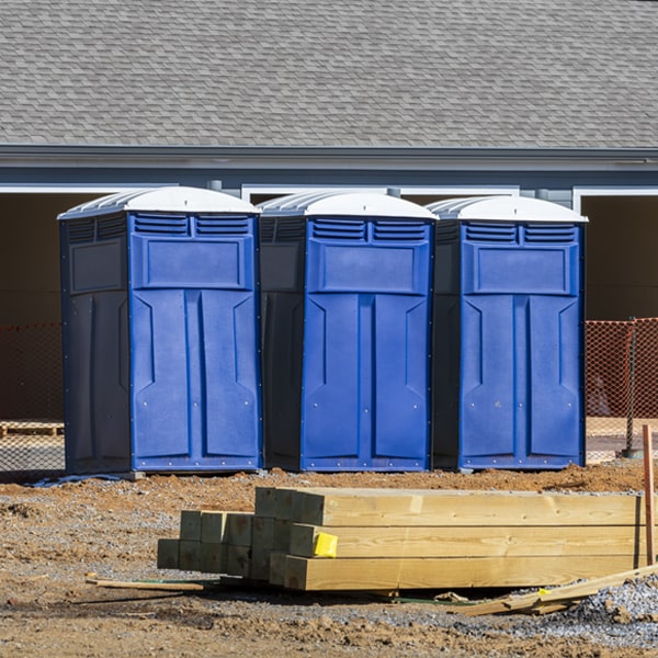 is there a specific order in which to place multiple porta potties in Mattawan MI